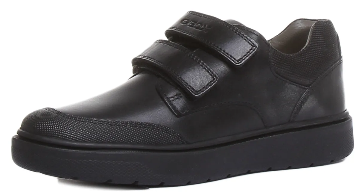 Geox J Riddock Trainers In Black For Kids