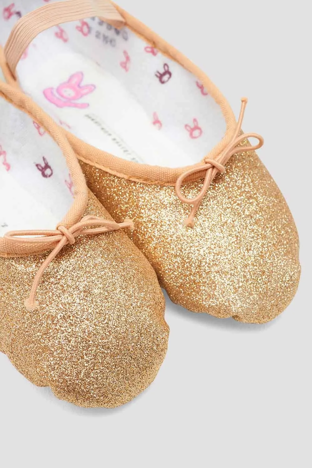 Girls Glitterdust Ballet Shoes