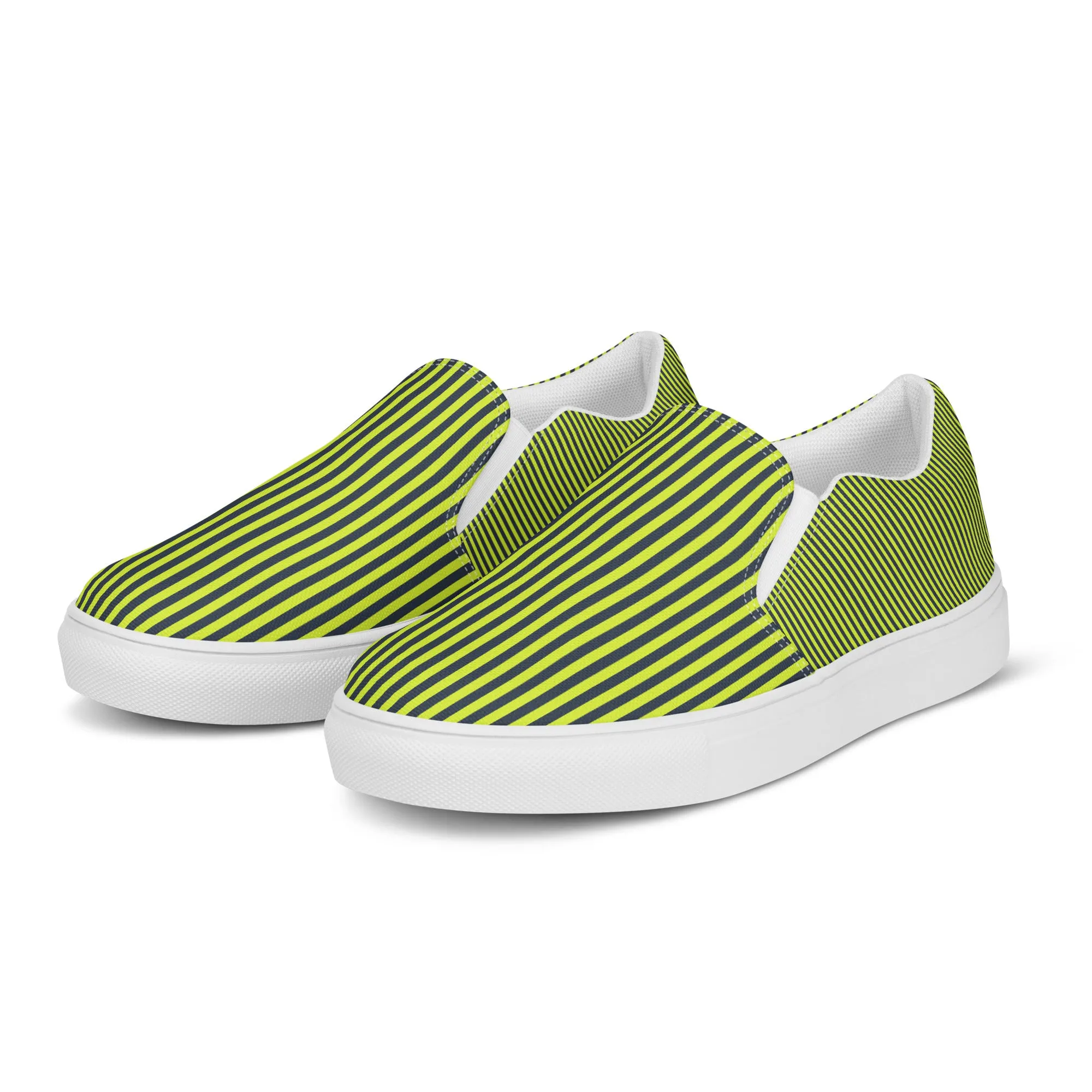 Grasshopper Green Summertime Women’s slip-on canvas shoes