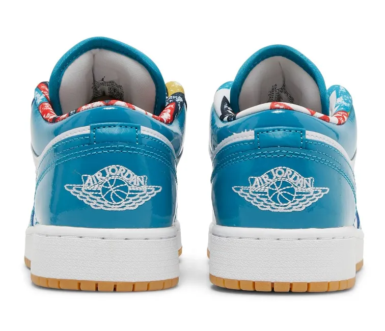 GS Nike Air Jordan 1 Low SE (Cyber Teal)