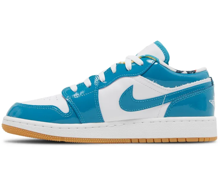 GS Nike Air Jordan 1 Low SE (Cyber Teal)