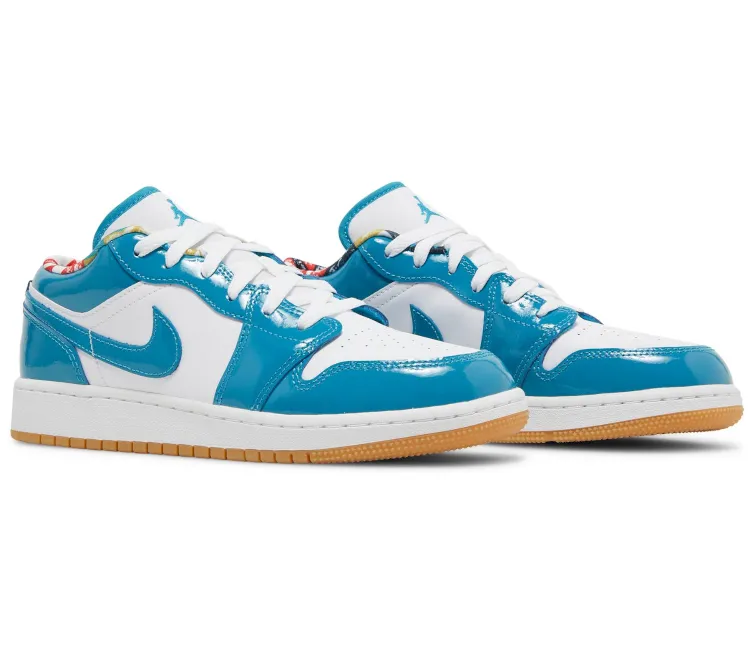 GS Nike Air Jordan 1 Low SE (Cyber Teal)