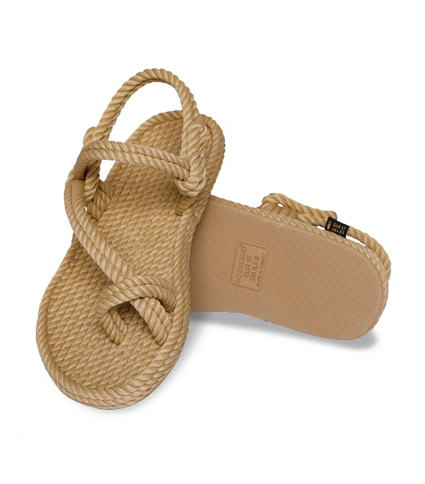 Hawaii Rope Sandals Beige