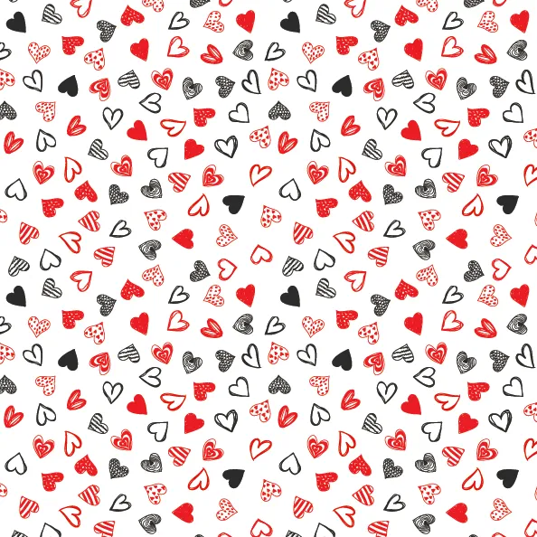 Heat Transfer Vinyl Bubble Love Pattern Vinyl Single Sheet 12" x 10"