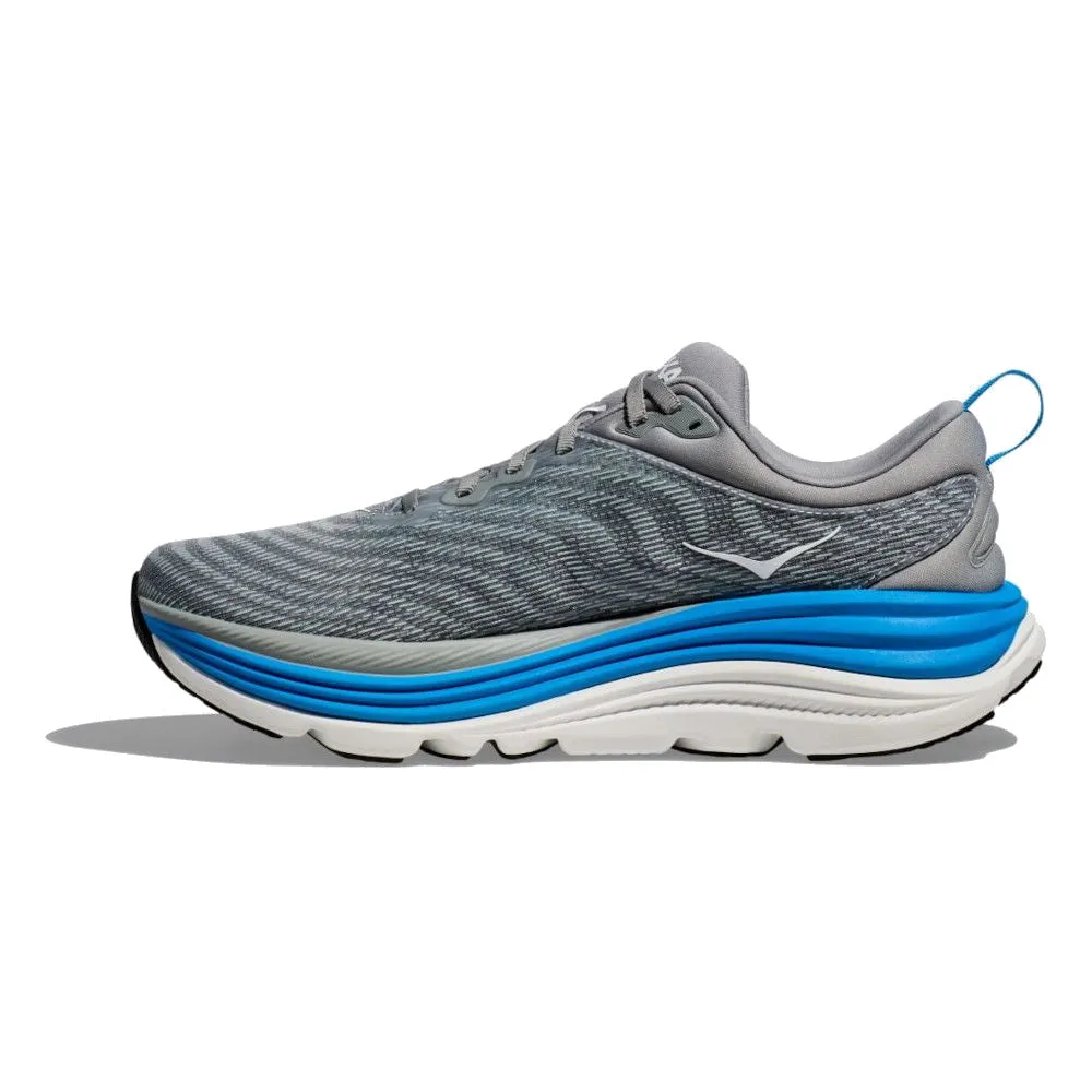 HOKA Men's Gaviota 5 Sneaker - Limestone/Diva Blue