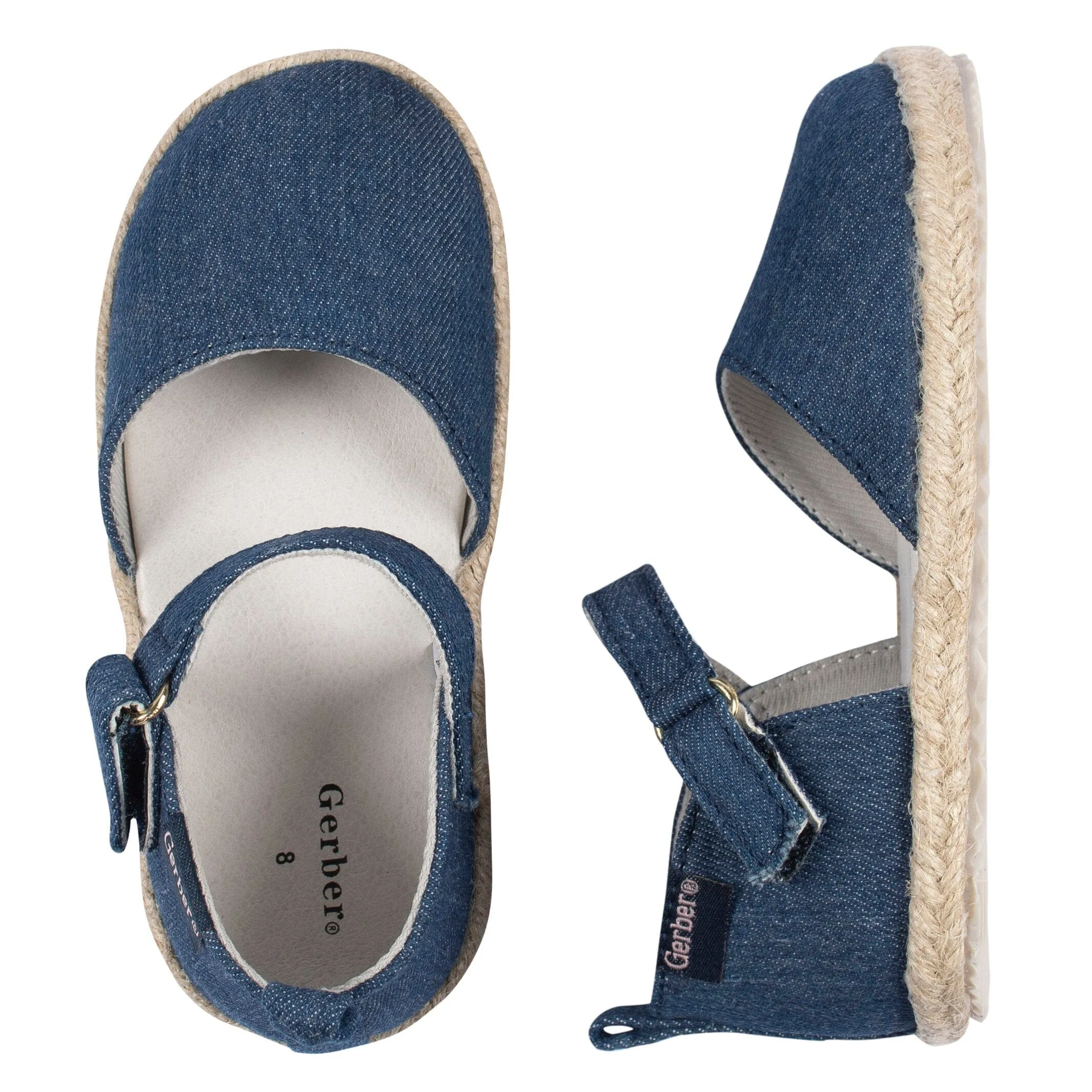 Infant & Toddler Girls Denim Espadrille Sandal