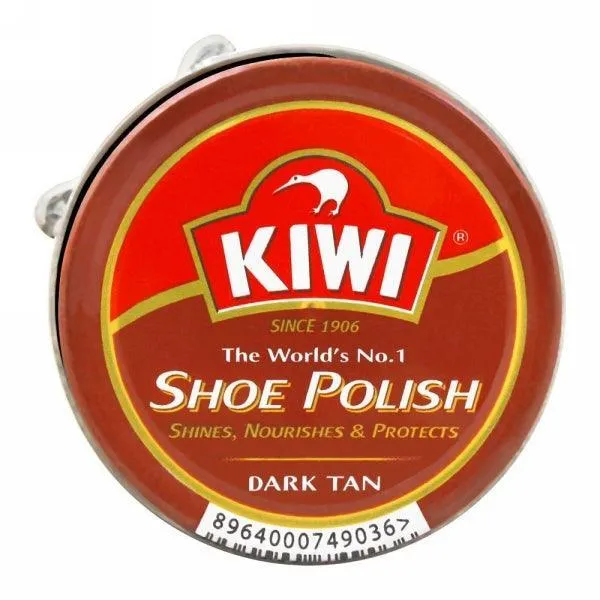 KIWI SHOE POLISH DARK TAN 20ML