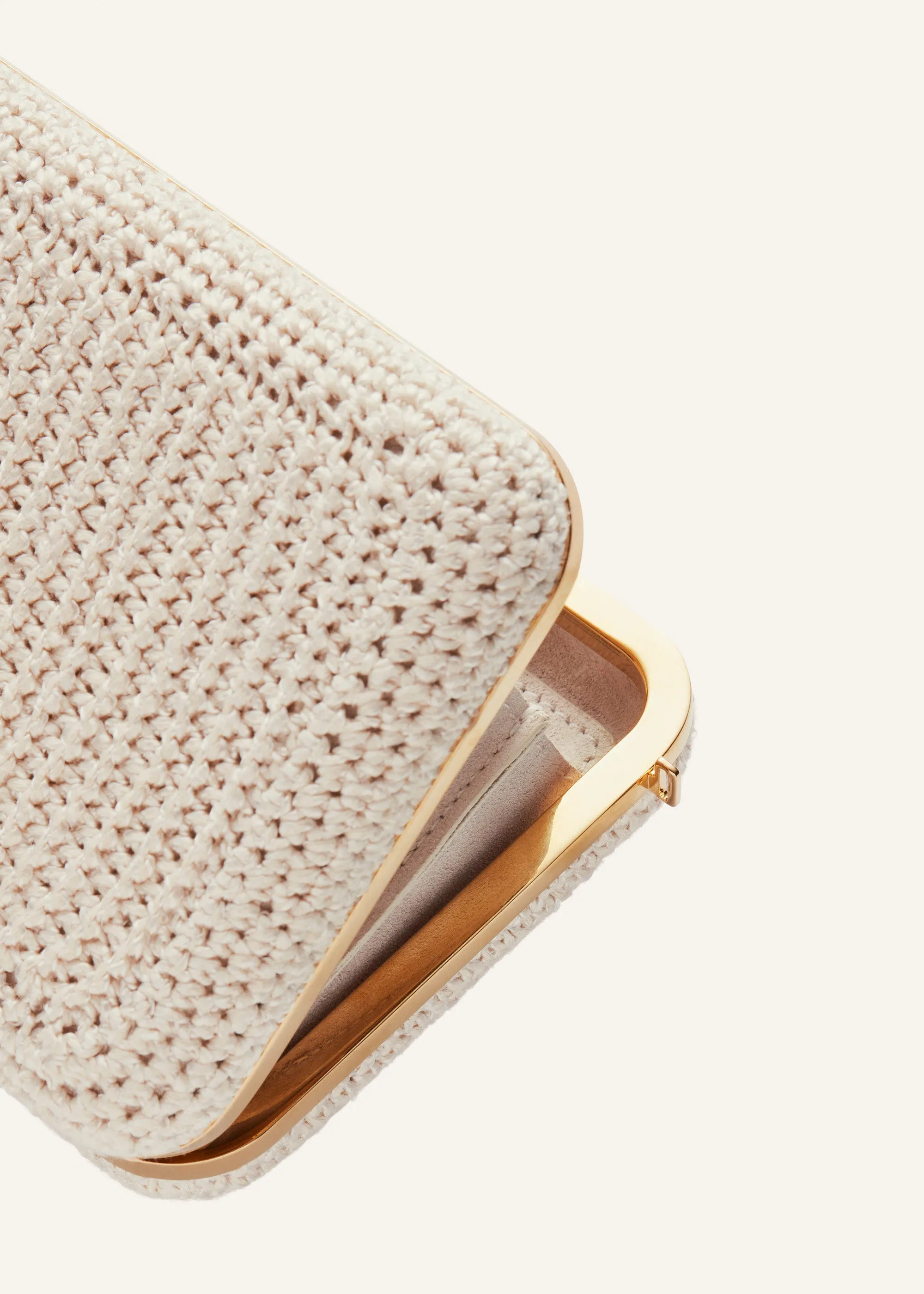 Lelia Clutch Cream Crochet