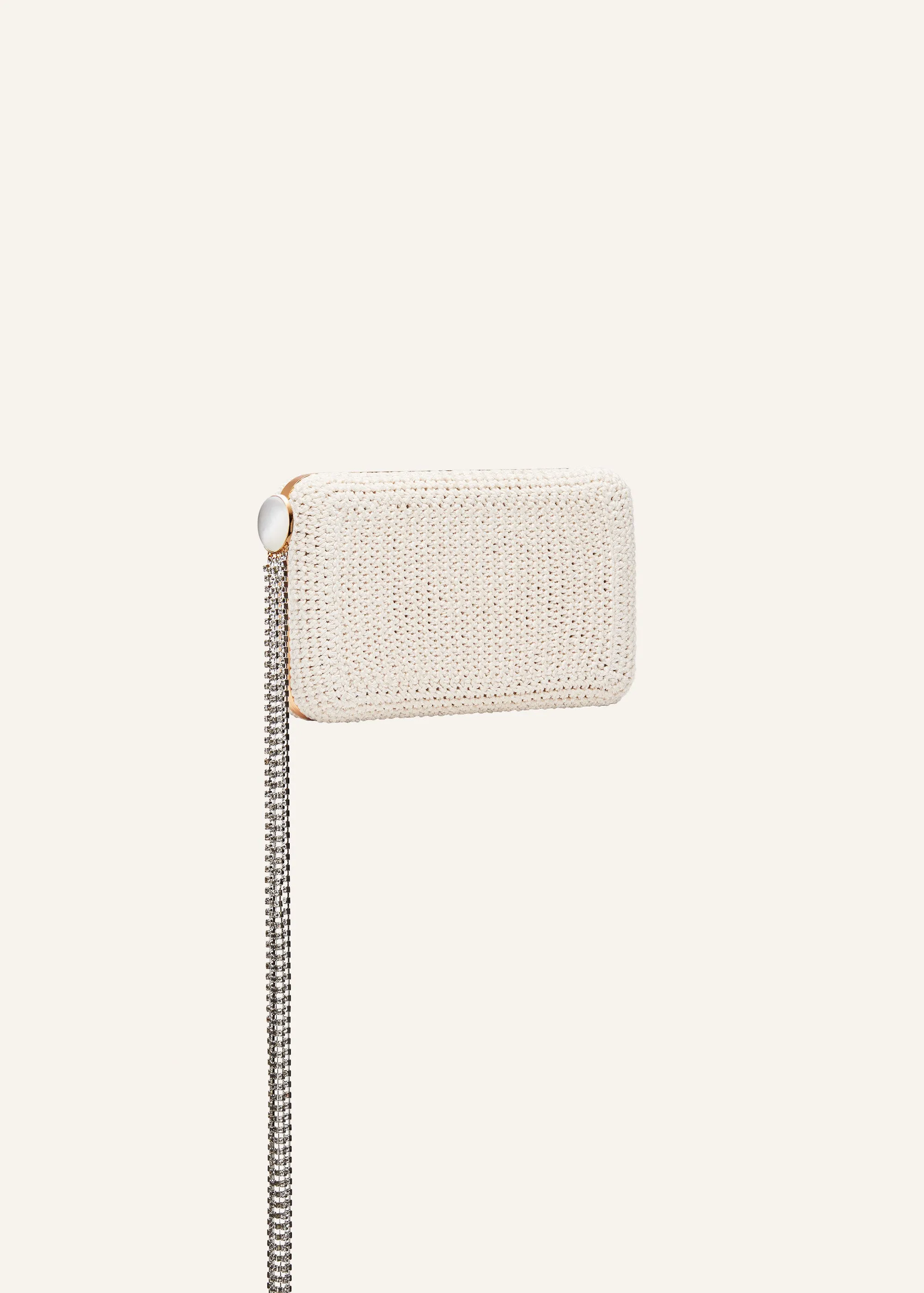 Lelia Clutch Cream Crochet