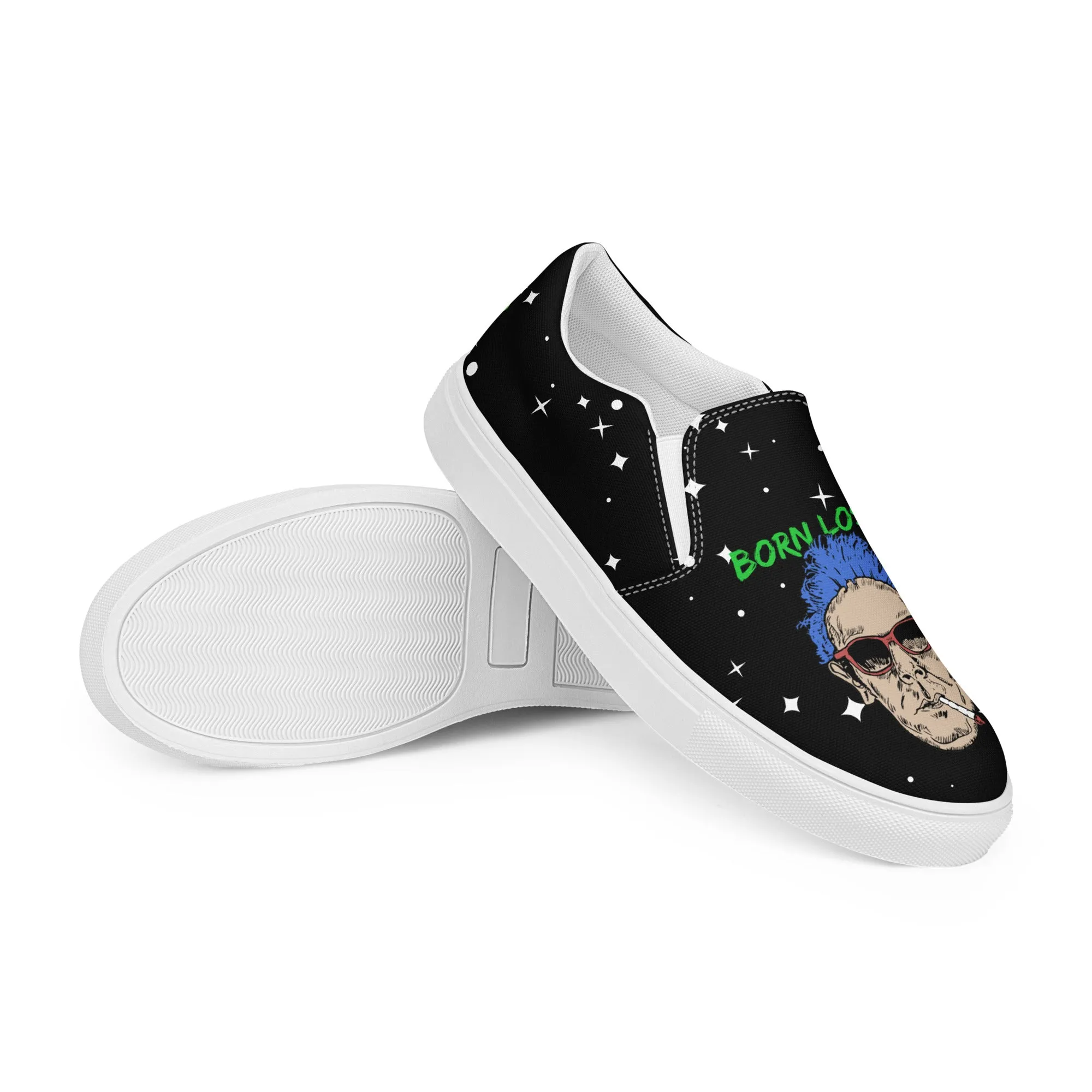 Loser Logo Women’s Slip-on Canvas Shoes