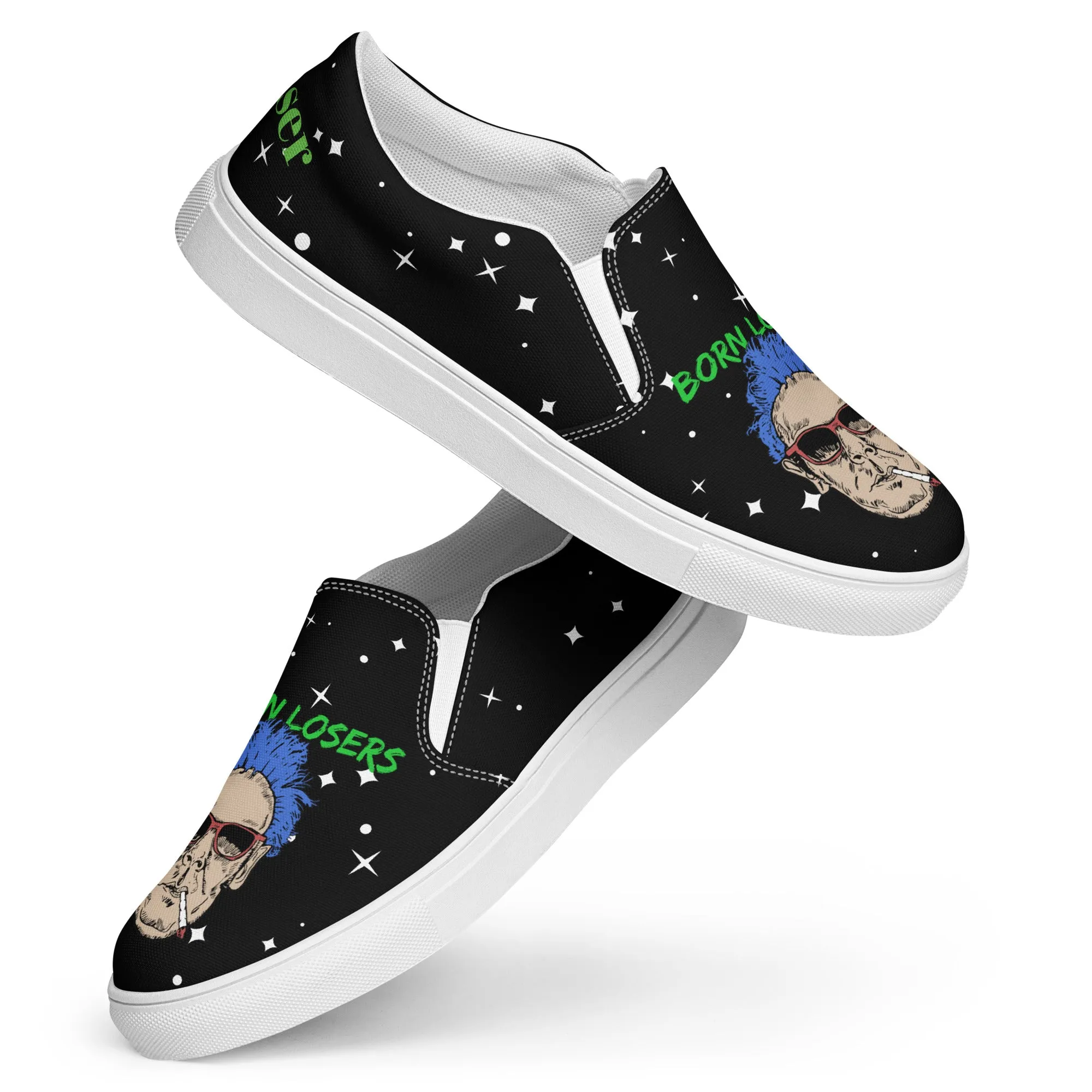 Loser Logo Women’s Slip-on Canvas Shoes