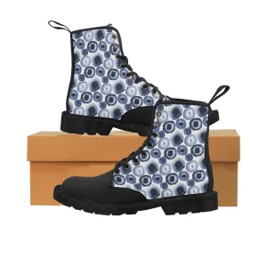 Men's Blue Amoeba Canvas Boots