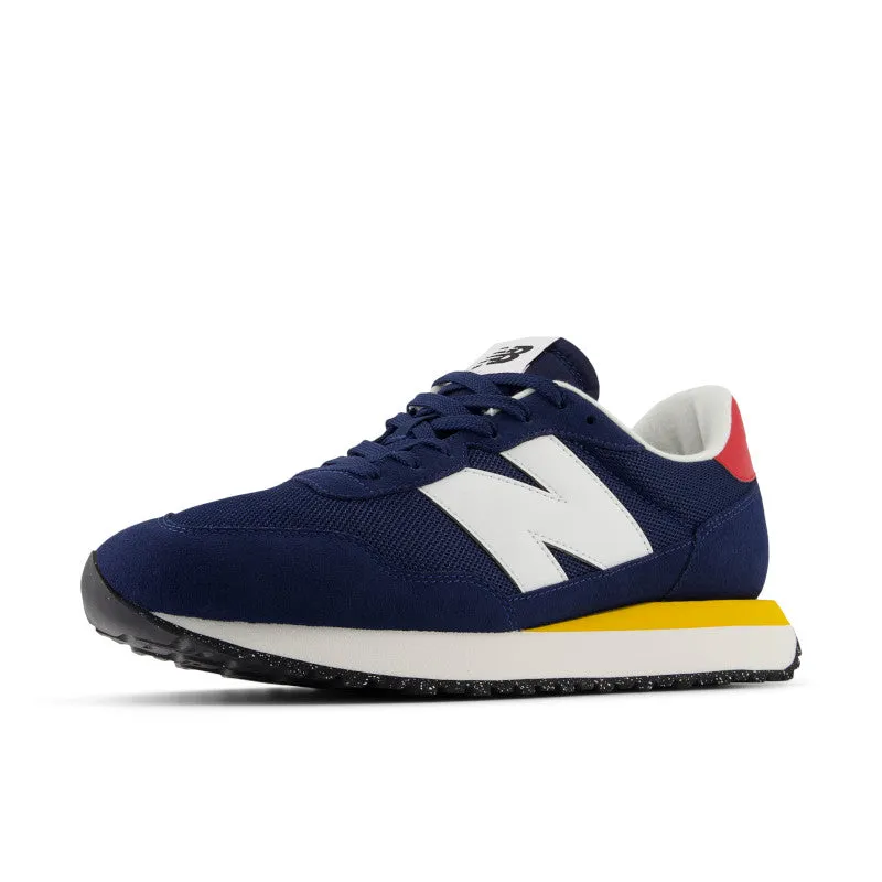 Men's Classic 237 NB Navy with White and Team Red and Varsity Gold