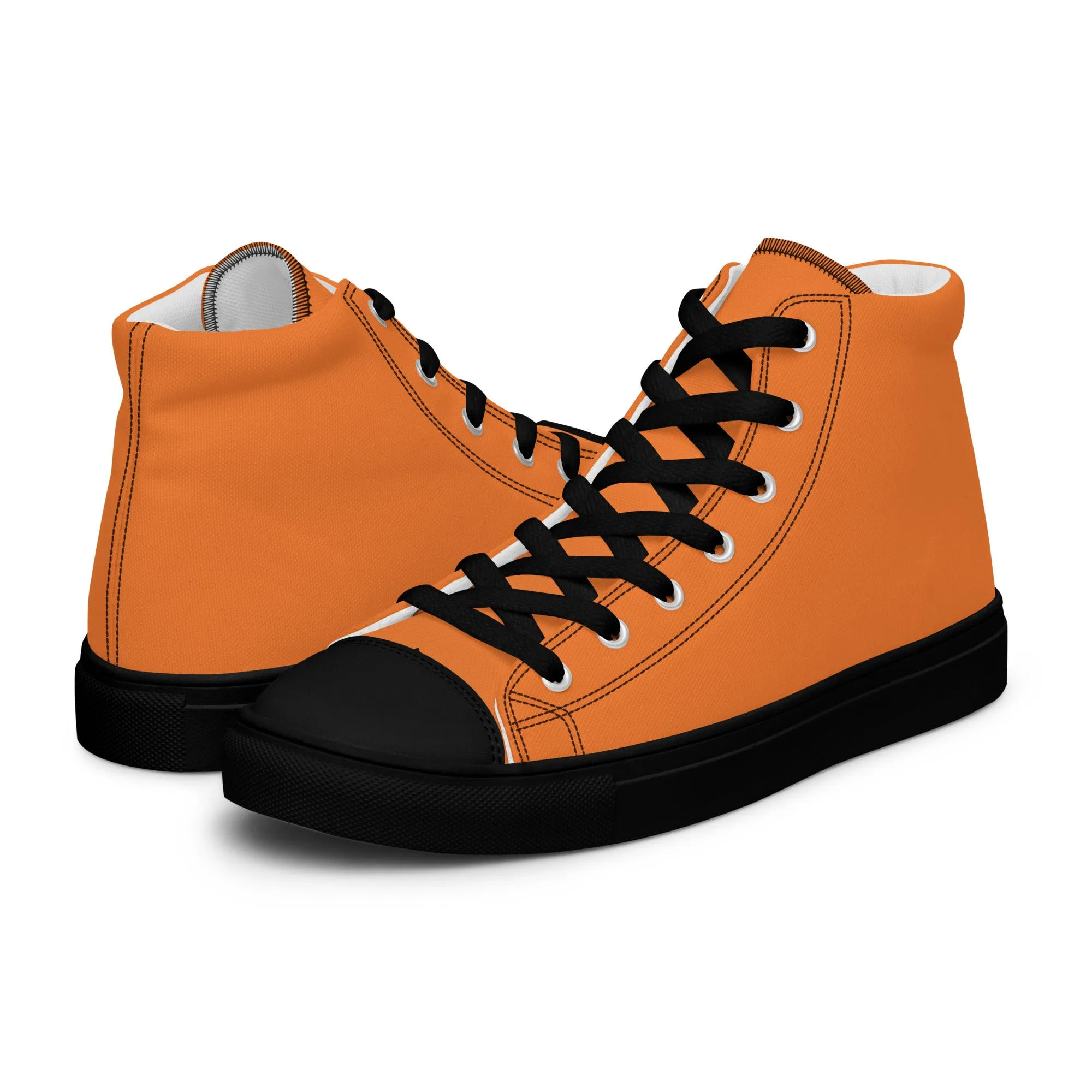 Men’s Orange High Top Shoes