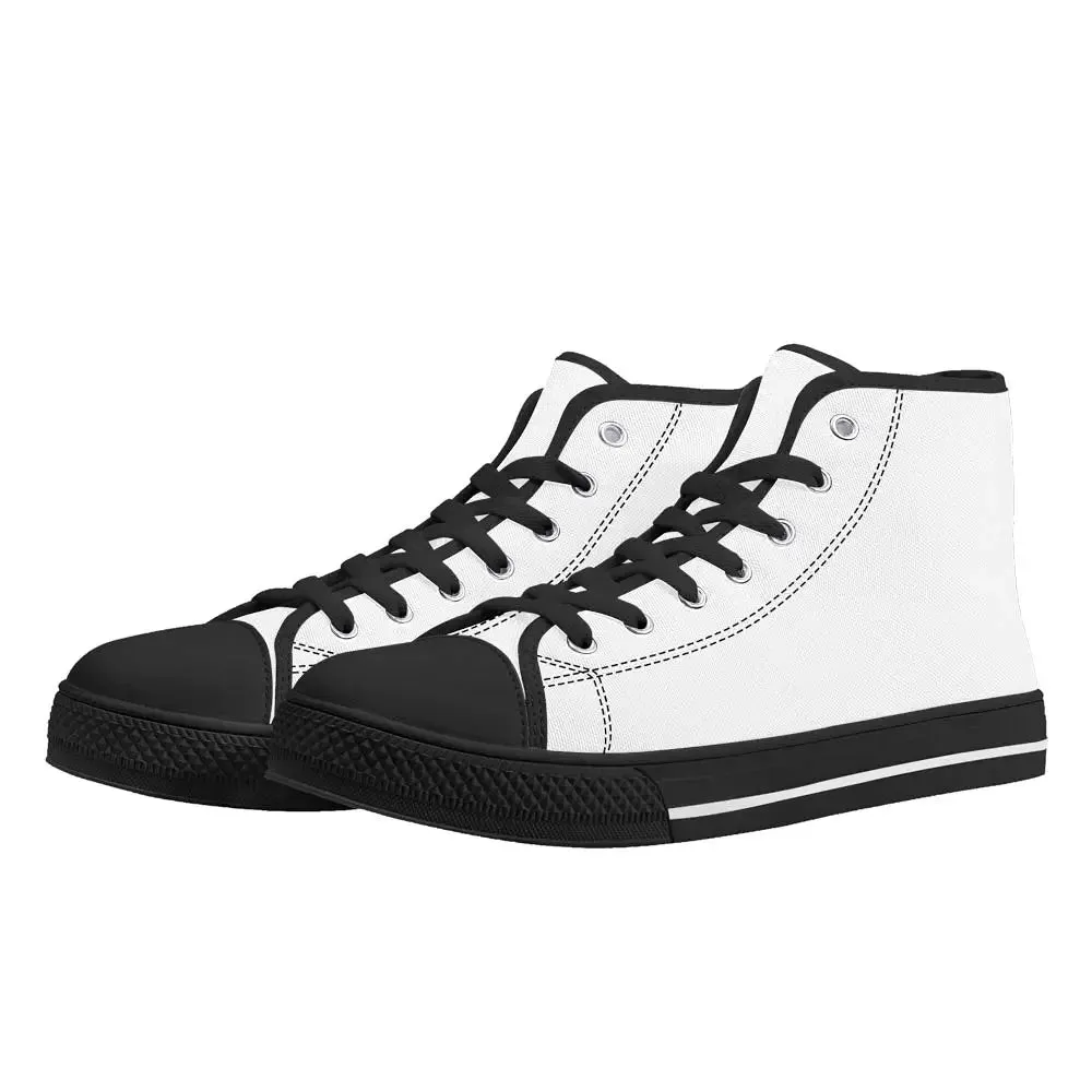 Men's Rubber High Top Canvas Shoes