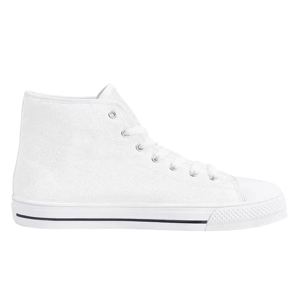 Men's Rubber High Top Canvas Shoes