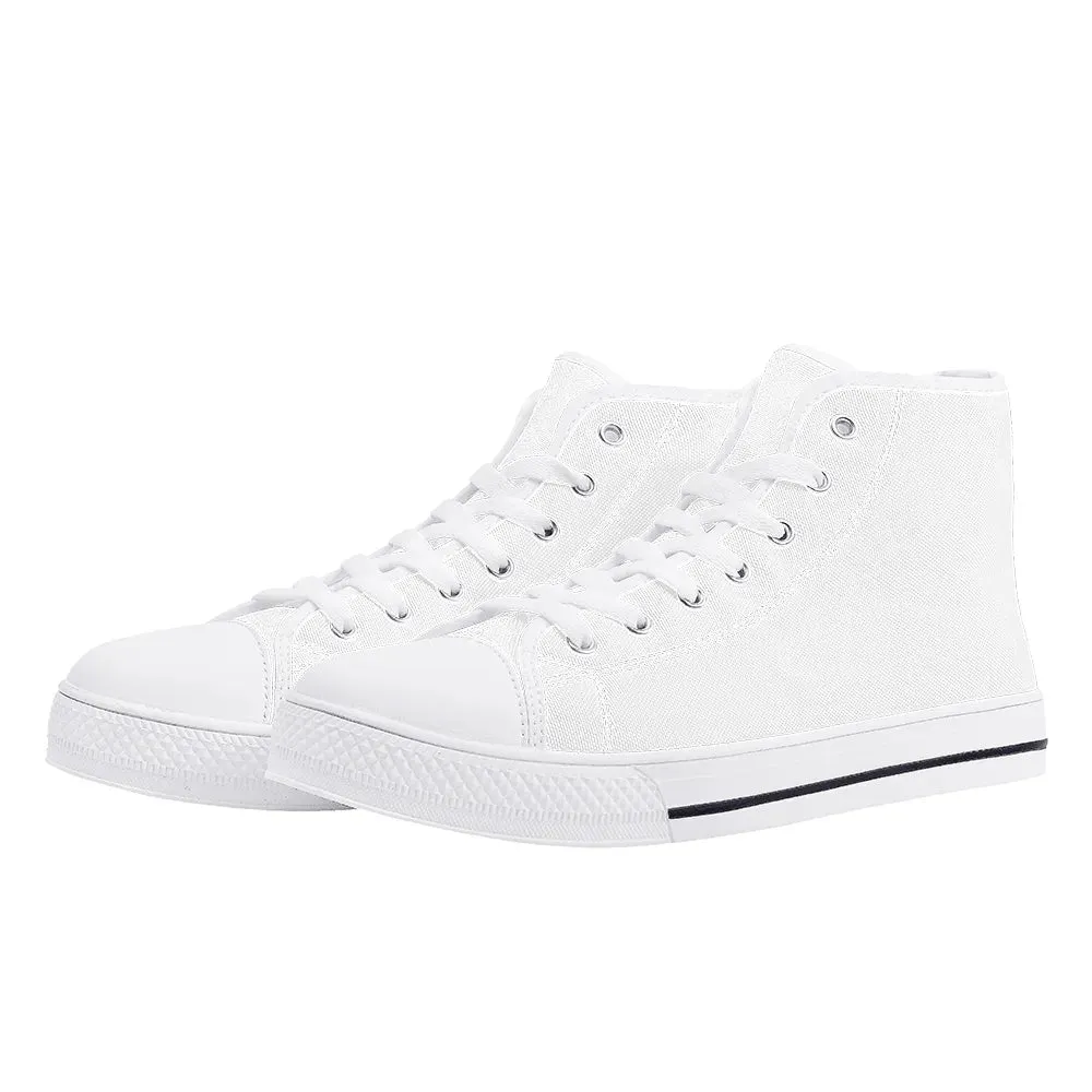 Men's Rubber High Top Canvas Shoes