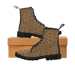 Men's Toto Turtle Print Canvas Boots