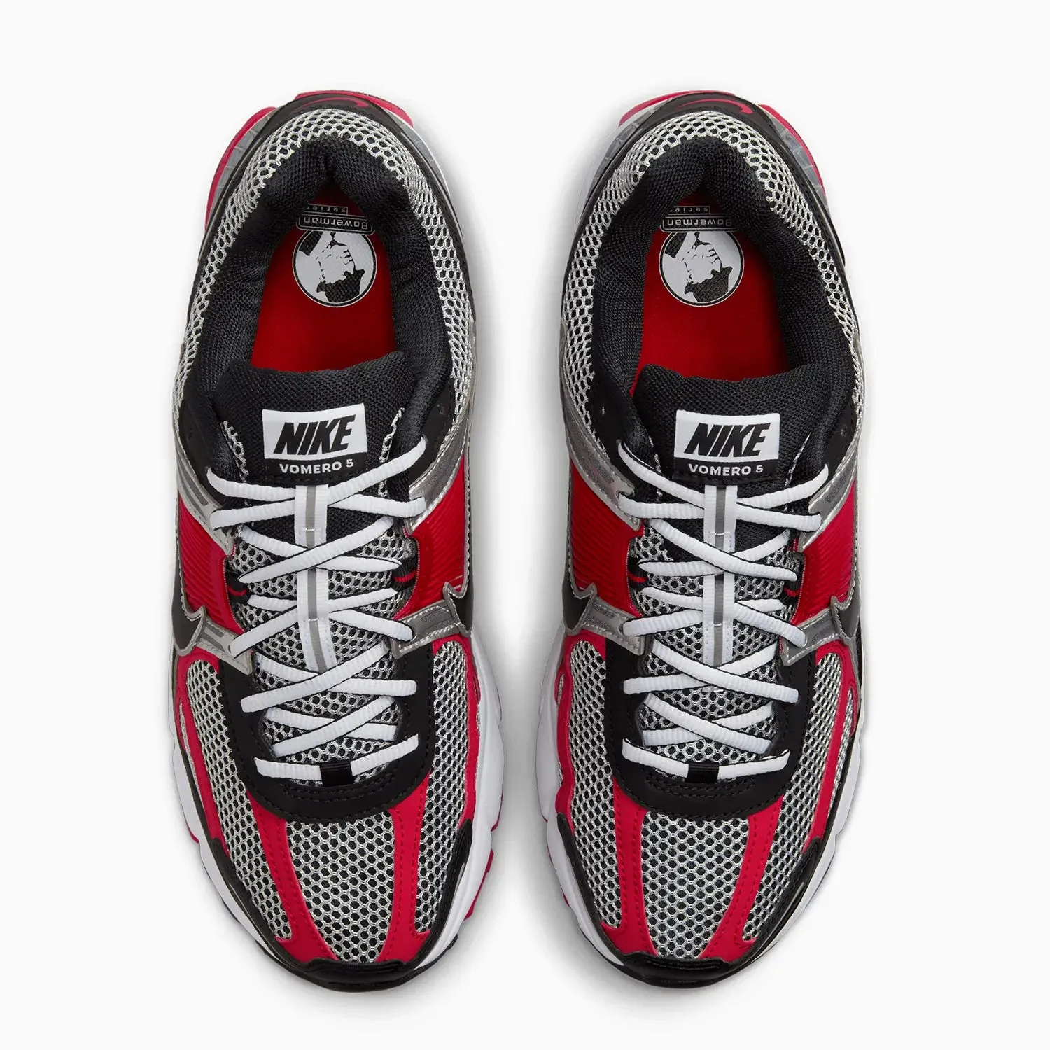 Men's Zoom Vomero 5 "Metallic Silver University Red"