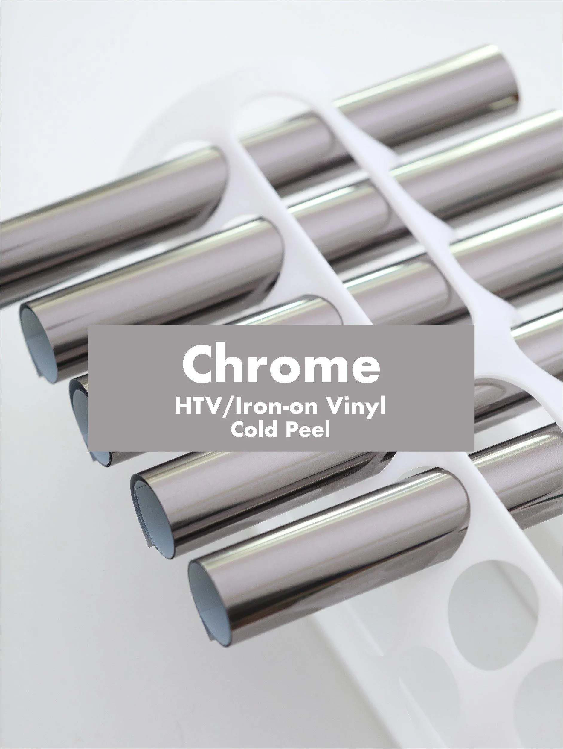 Metallic / Rainbow HTV Heat Transfer Iron-on Vinyl (Cold Peel) 10x12in Sheet