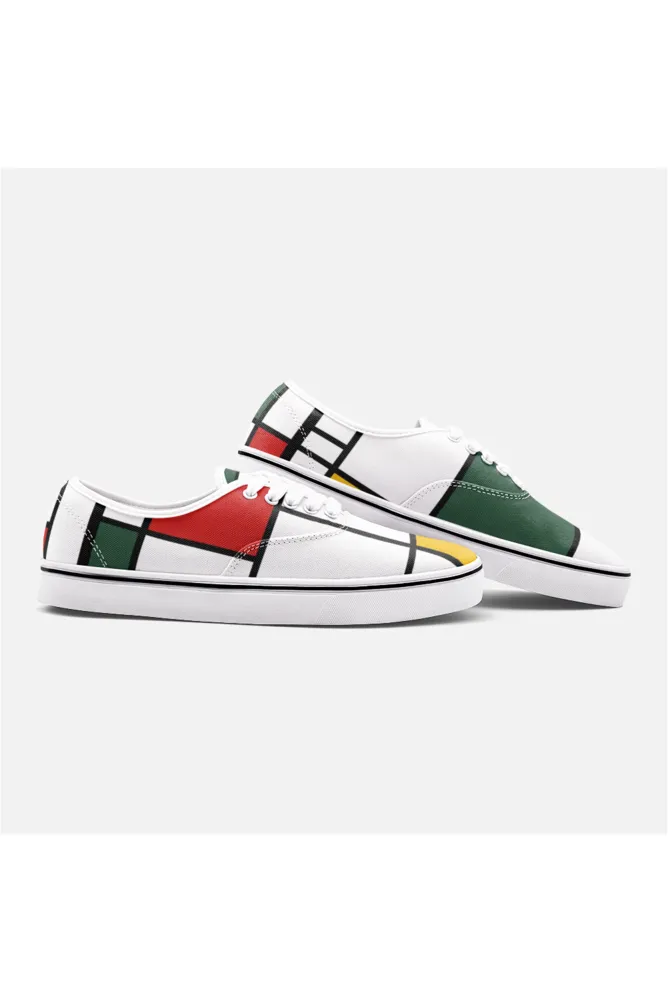 Mondrian Africa Unisex Canvas Sneakers