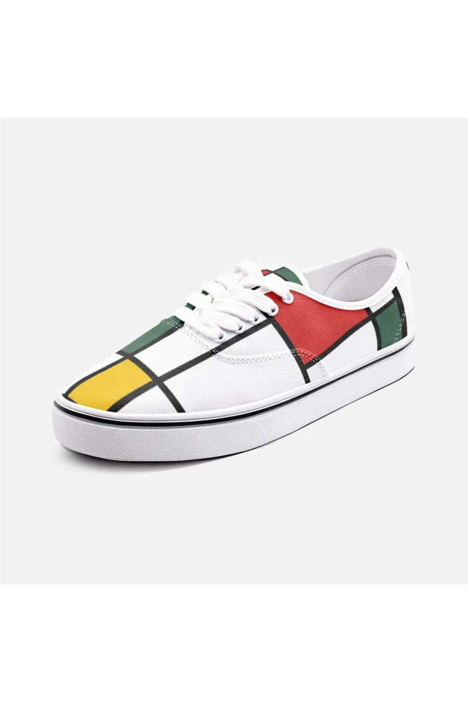 Mondrian Africa Unisex Canvas Sneakers