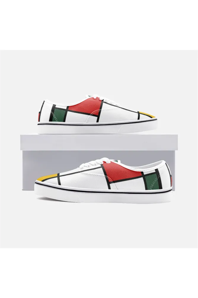 Mondrian Africa Unisex Canvas Sneakers