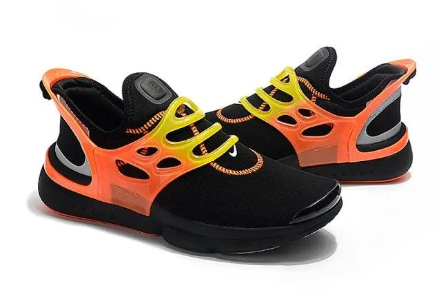 N Presto Faze Hypergate Black Orange Mens Running Sneakers