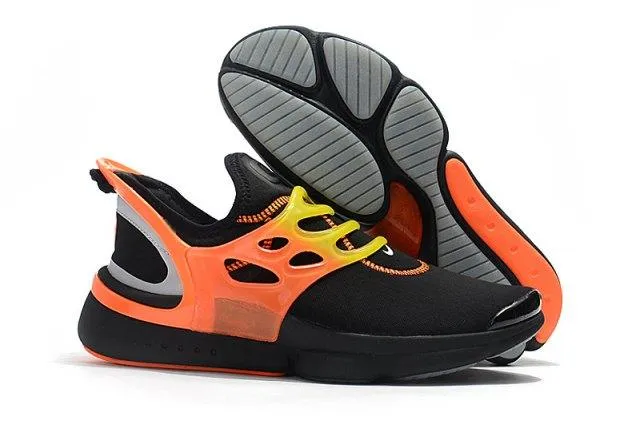 N Presto Faze Hypergate Black Orange Mens Running Sneakers