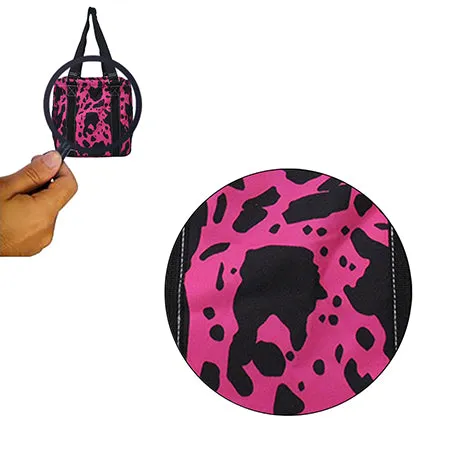 Neon Cow Hot Pink NGIL Mini Utility Bag