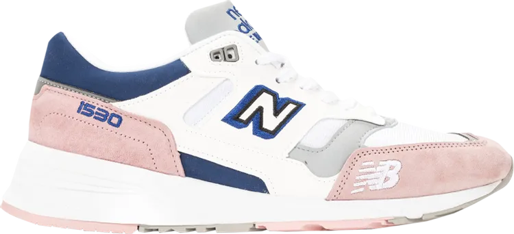 New Balance 1530 Made In England 'White Pink' Sneakers, White