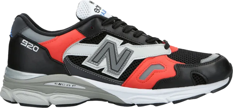 New Balance 920 Made in England 'Black Red' Sneakers, Black