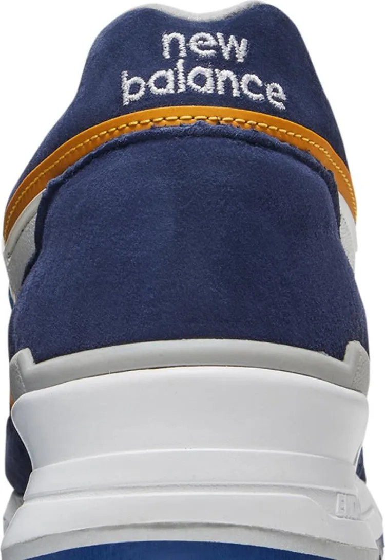 New Balance 997 Made in USA 'Navy Mustard' sneakers, blue