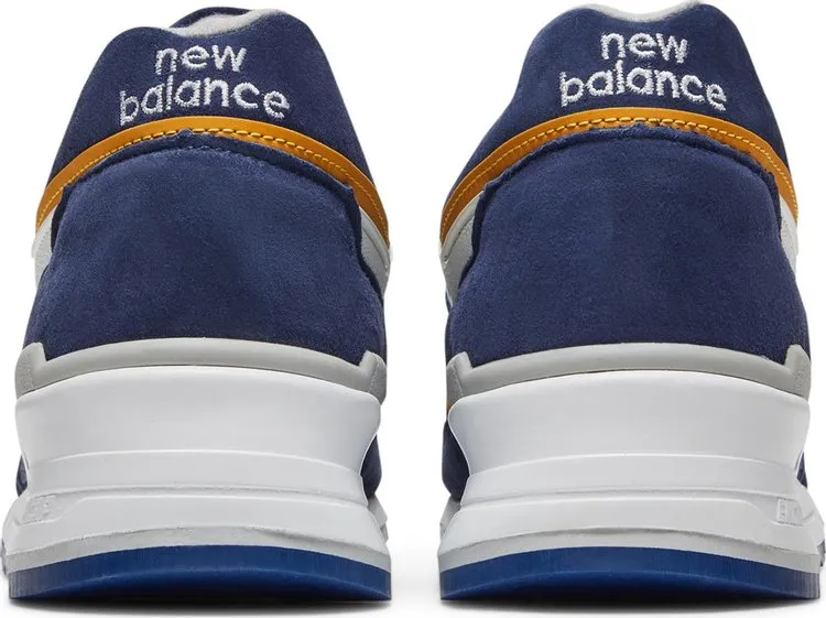 New Balance 997 Made in USA 'Navy Mustard' sneakers, blue