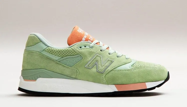 New Balance Concepts x 998 Made In USA 'Mint' Sneakers, Green