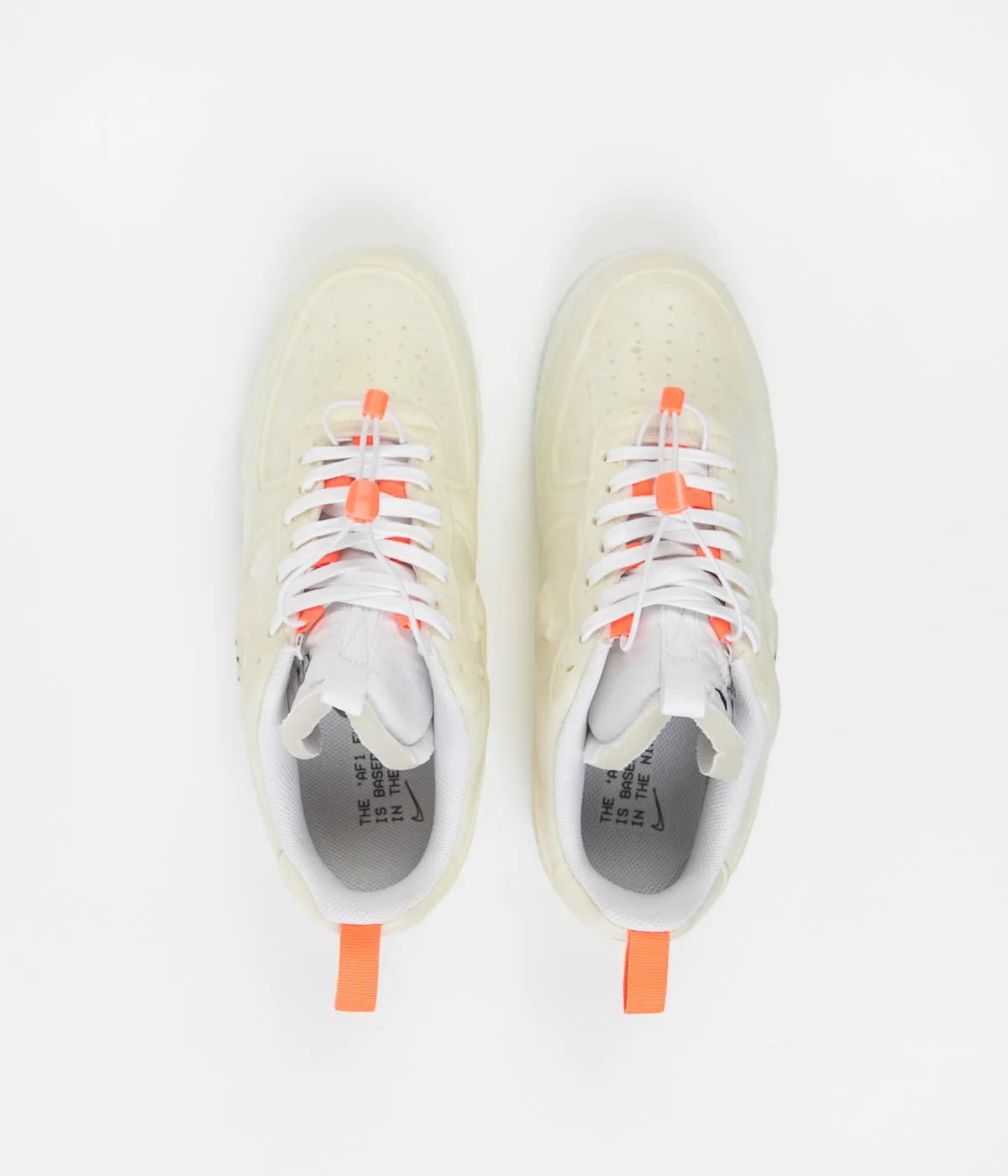 Nike Air Force 1 Experimental Shoes - White / Sail - Atomic Orange - Black