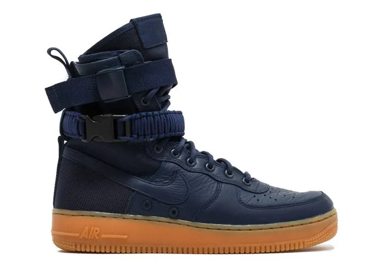 Nike AIR FORCE 1 'MIDNIGHT NAVY' sneakers, navi