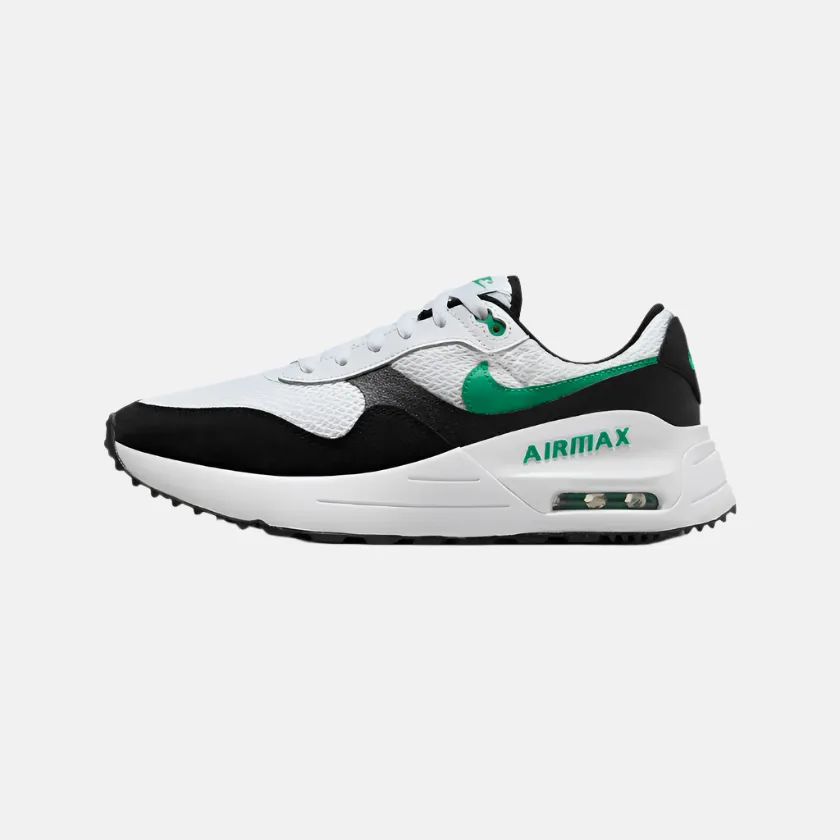 Nike Air Max SYSTM Men's Lifestyle Shoes -White/Black/Stadium Green