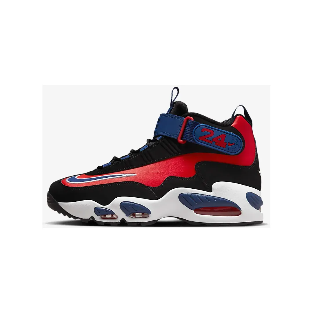 Nike Men's Air Griffy Max 1 Shoes - Black / University Red / Deep Royal Blue