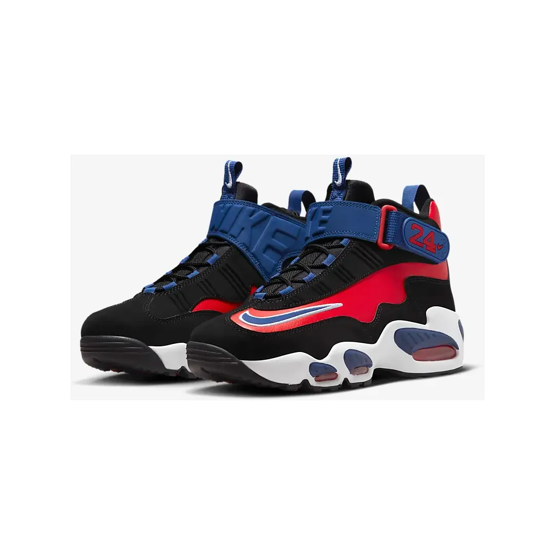 Nike Men's Air Griffy Max 1 Shoes - Black / University Red / Deep Royal Blue