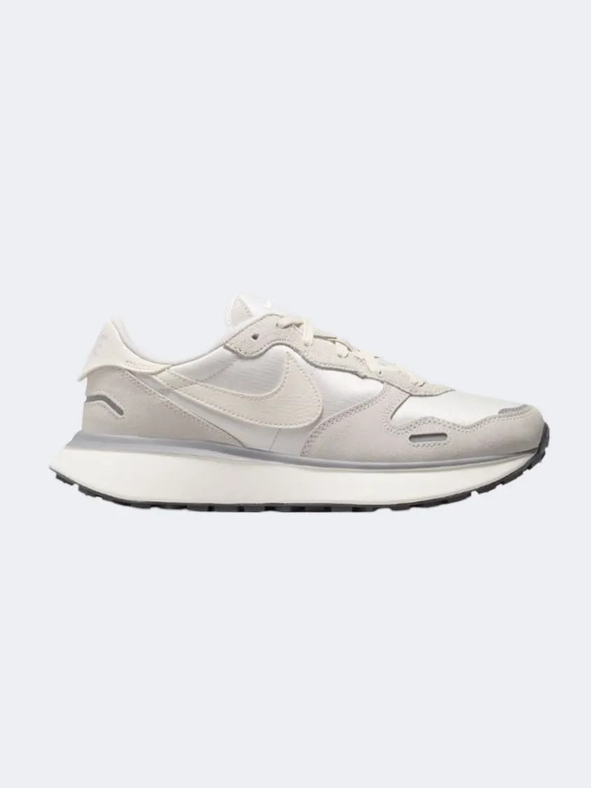 Nike Phoenix Waffle Women Lifestyle Shoes Platinum Tint/White