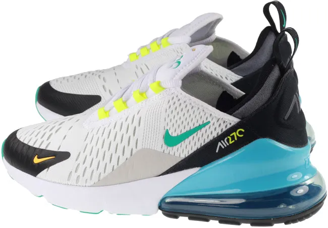 Nike Shoes Juniors Air Max 270 White Hyper Jade Black Light Graphite