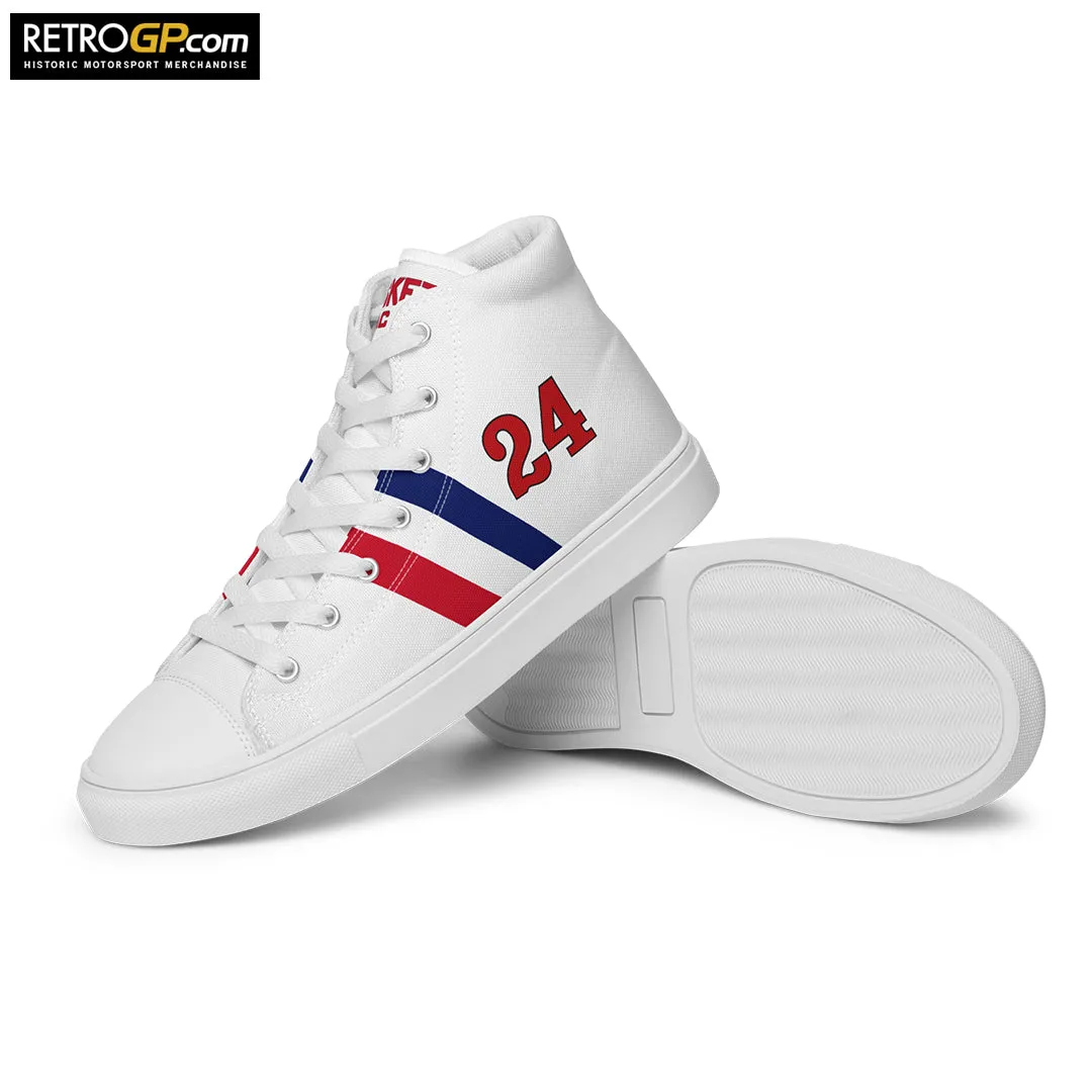 Official Hesketh Racing High Top Canvas Shoes Ladies