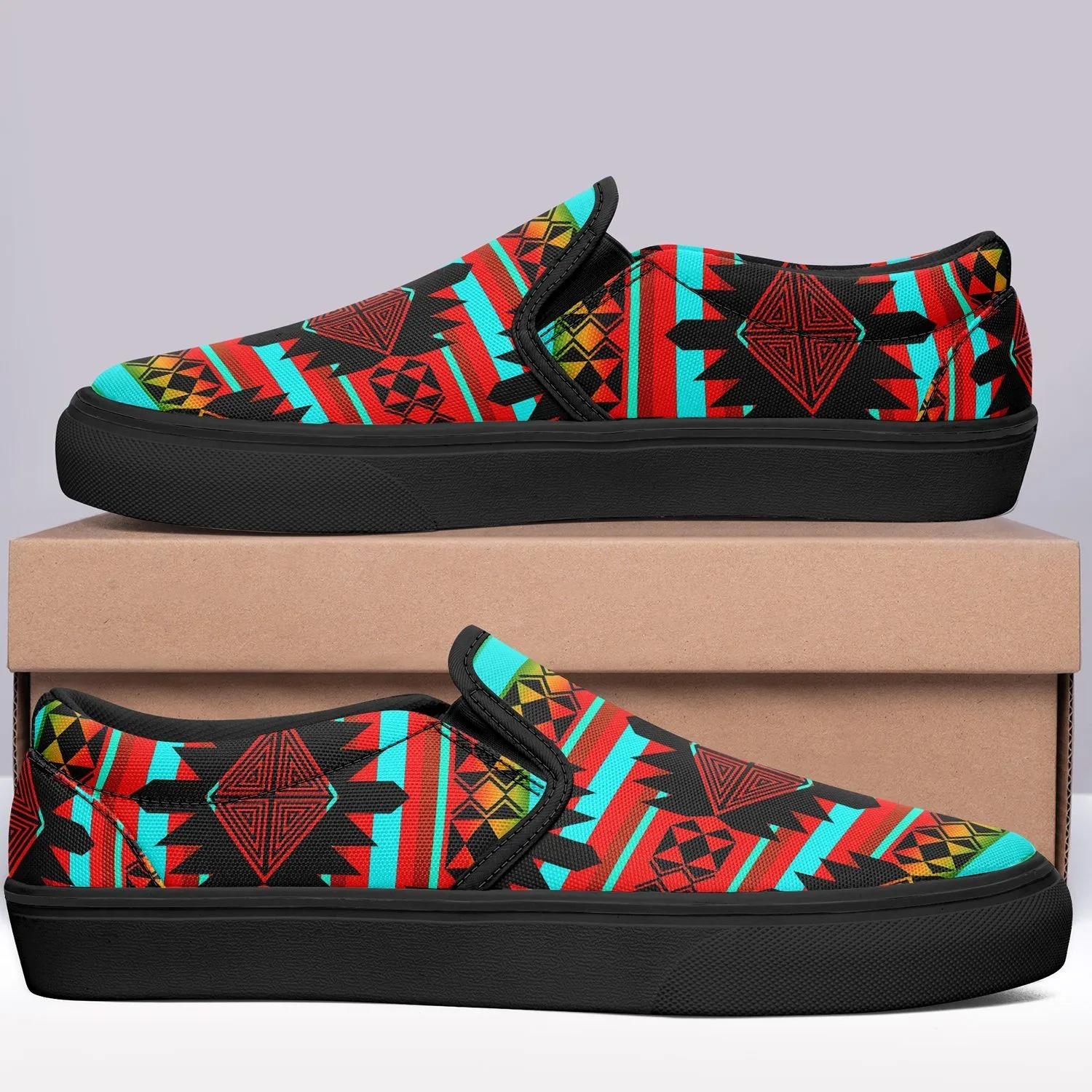 Okotoks Arrow Otoyimm Kid's Canvas Slip On Shoes