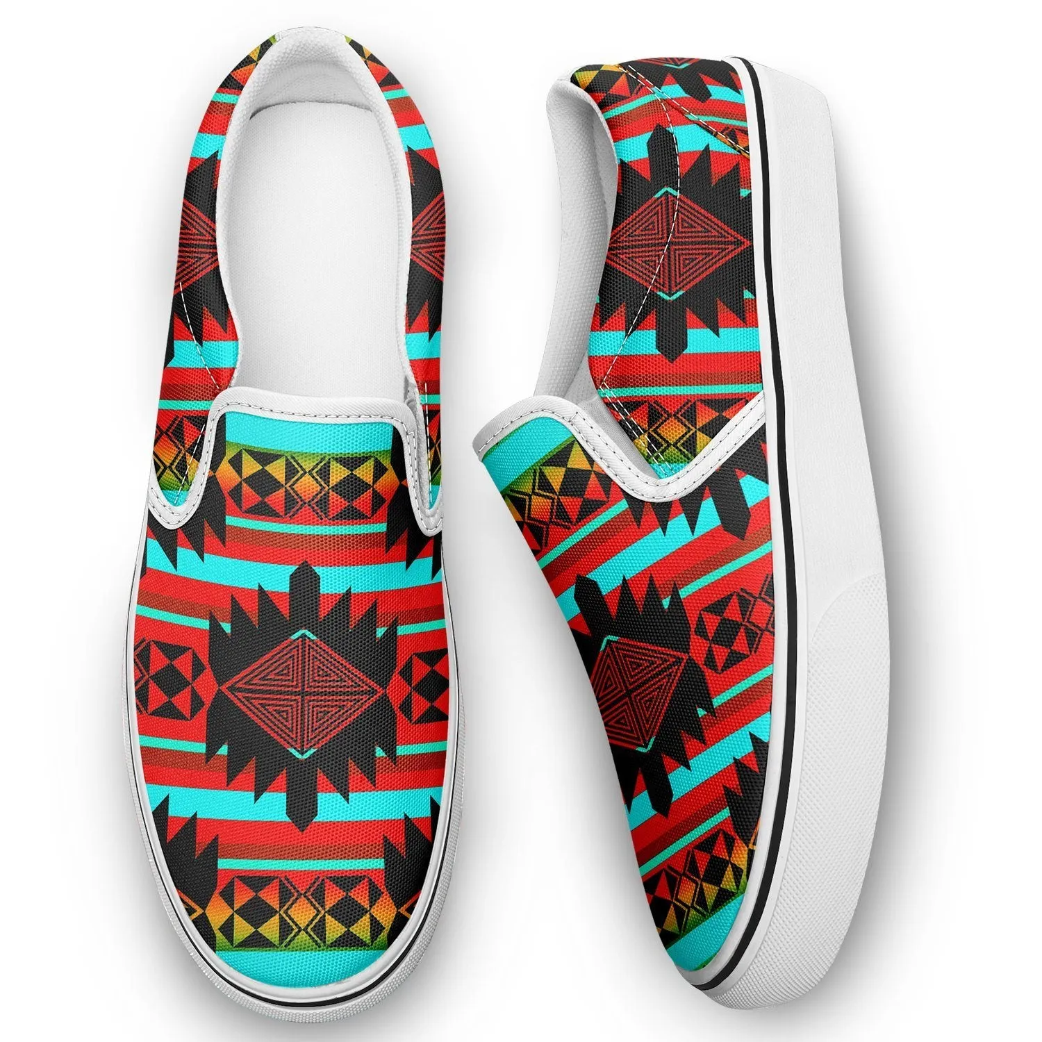 Okotoks Arrow Otoyimm Kid's Canvas Slip On Shoes