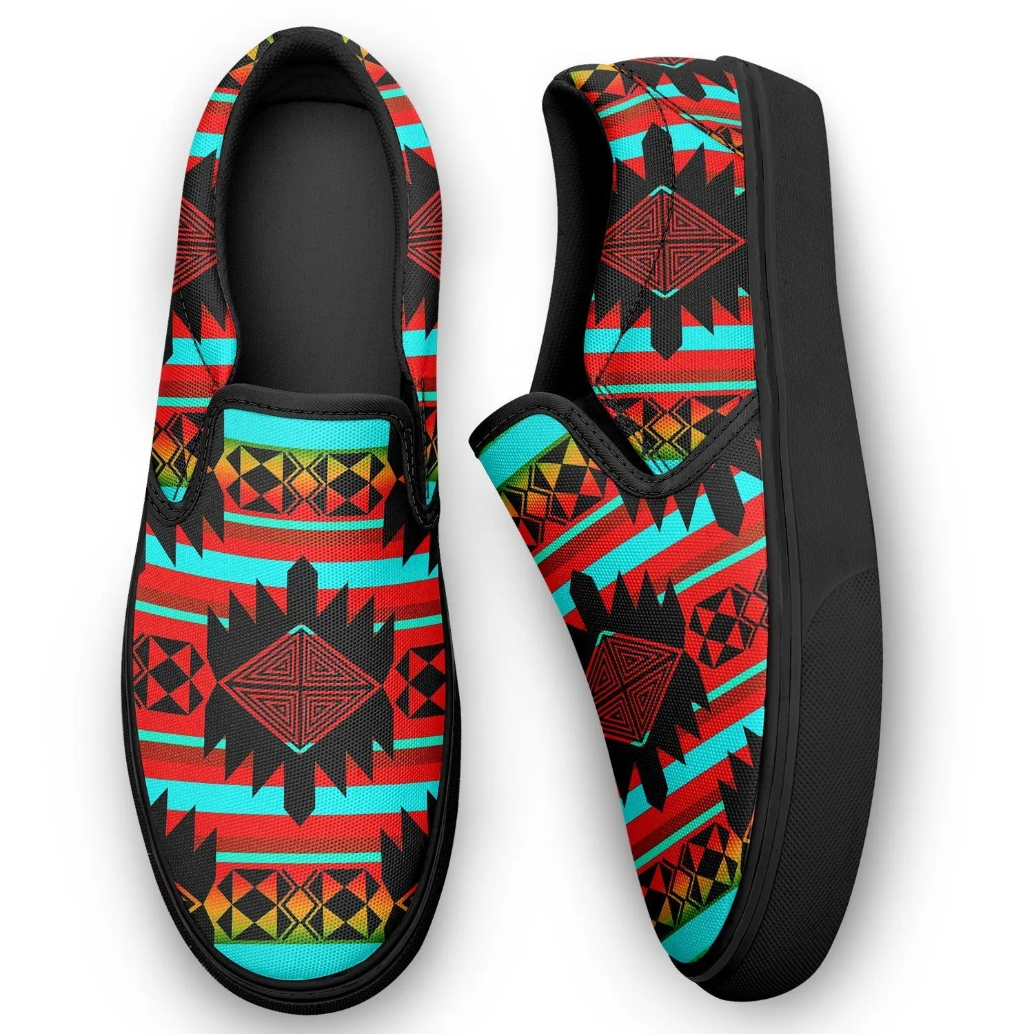 Okotoks Arrow Otoyimm Kid's Canvas Slip On Shoes