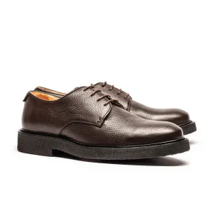 PABLO Dark Chocolate | Grain Leather Derby