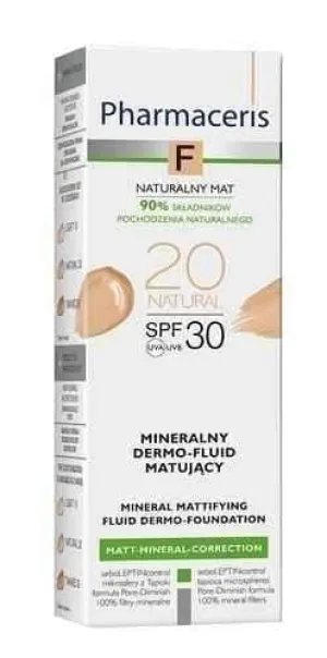 Pharmaceris F MATT-MINERAL-CORRECTION Mineral matting dermo-fluid SPF30 NATURAL 20 30ml