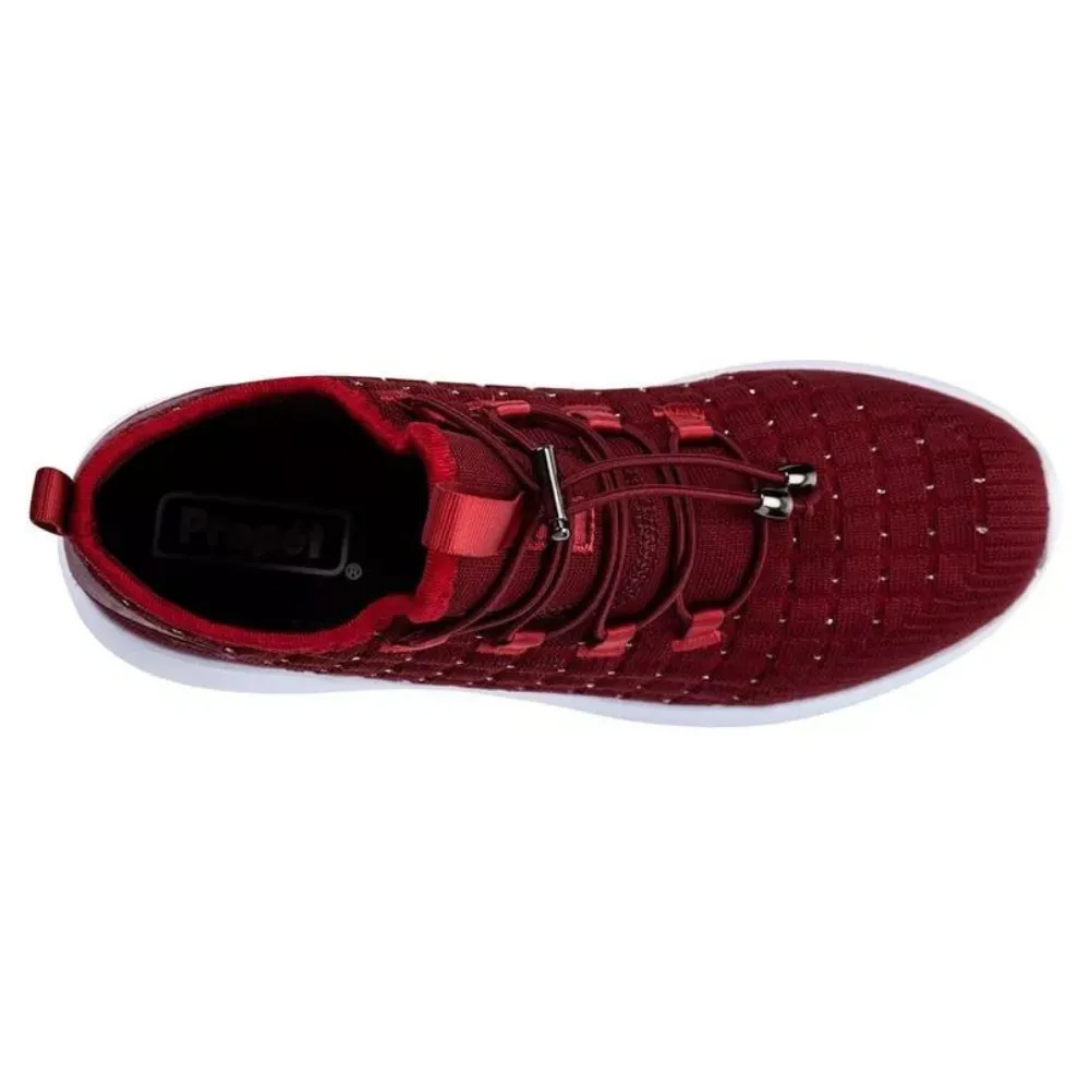 Propet Travelbound Red Metallic Sneaker (Women's)