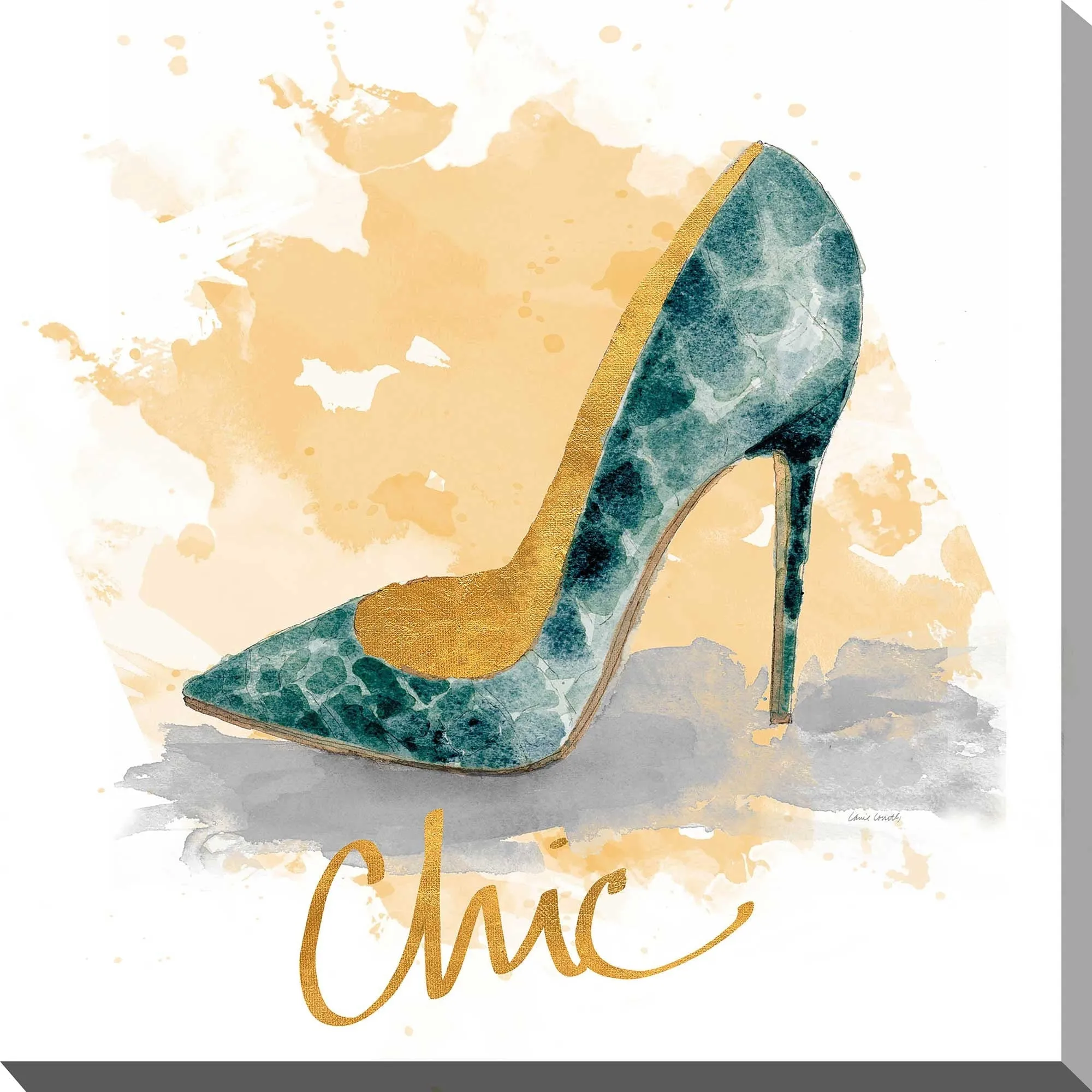 "Chic Shoes" Print on Canvas